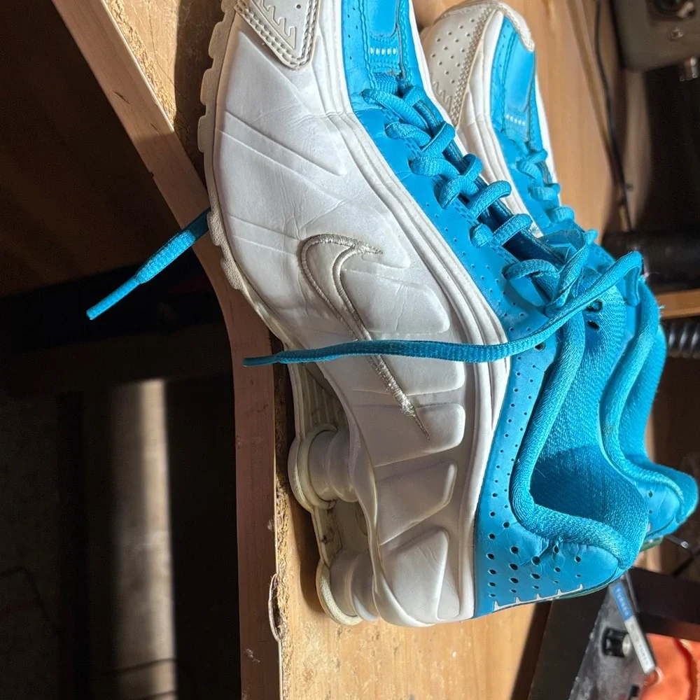 Nike Blue and White Sneakers - Picture 2 of 4